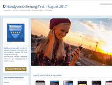 Tablet Screenshot of handyversichern.net